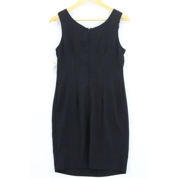 Vintage S.L Fashions Petites Dress Women's Pullover Black Sleeveless Size 8P - Picture 5 of 7